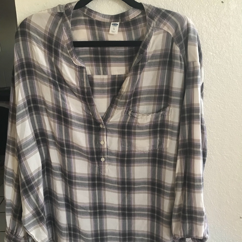 Old navy pullover flannel
